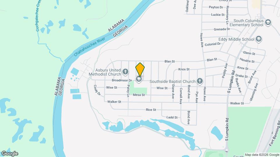2503 Broadmoor Dr Map and Location Details