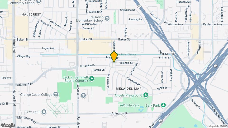 2869 Mendoza Dr Map and Location Details