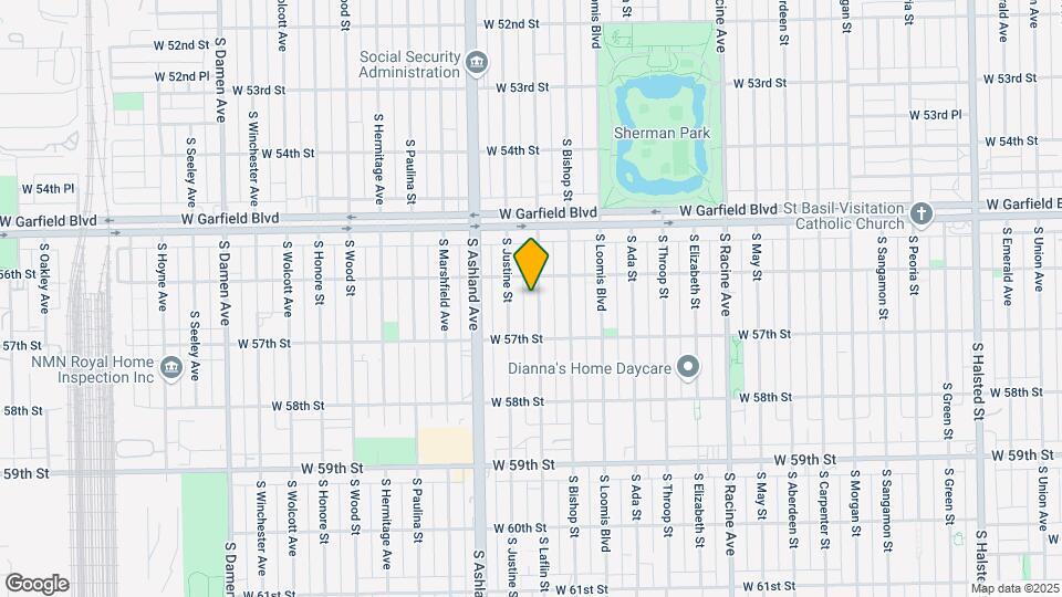 5618 S Laflin St Mapa y Detalles de la Ubicación