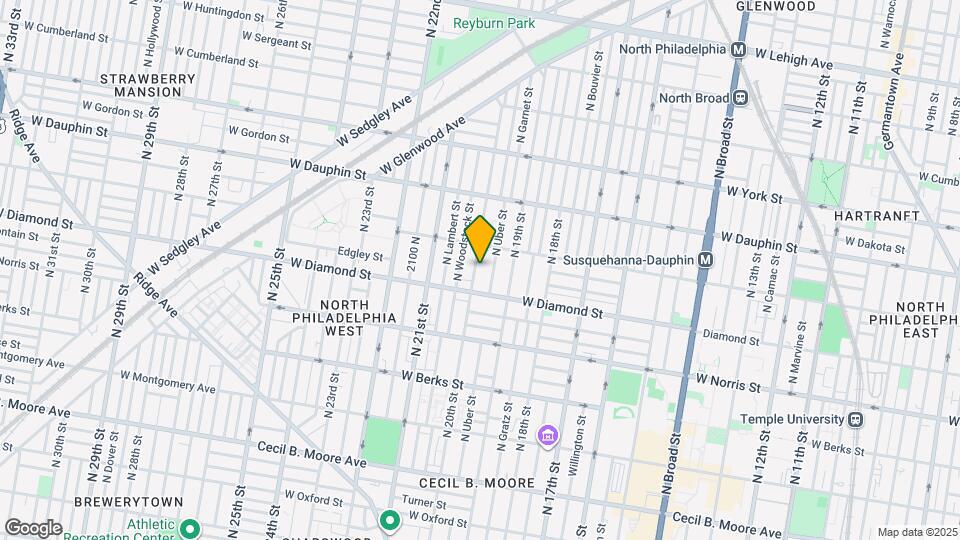 2125 N 20th St, Unit 2 Map and Location Details