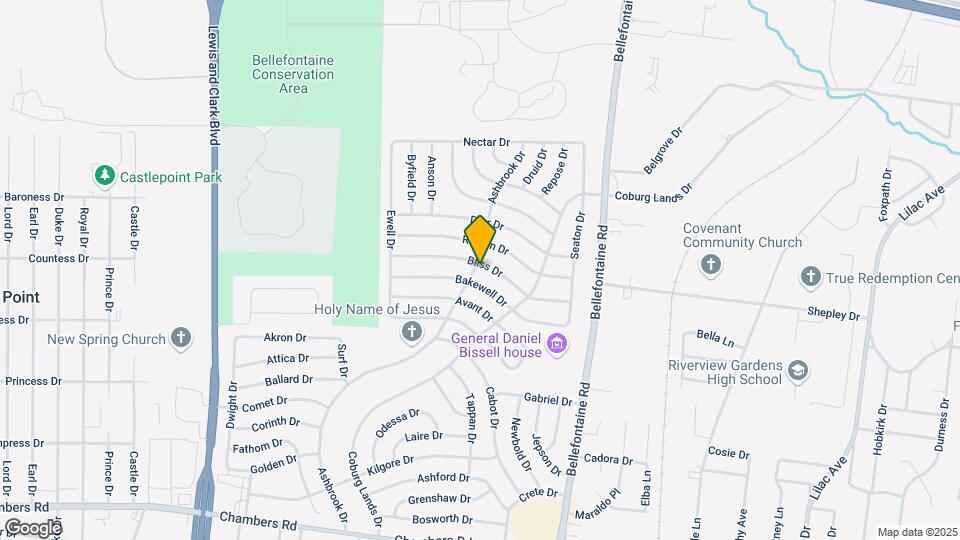 10366 Ashbrook Dr Map and Location Details