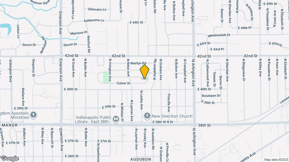 5602 Culver St Map and Location Details