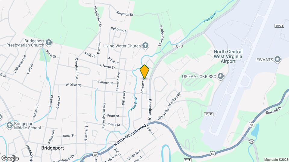 528 Broadway Ave Map and Location Details