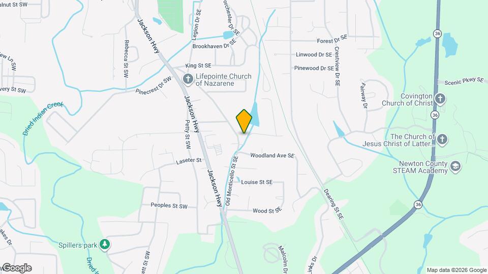 6185 Old Monticello St SE Map and Location Details