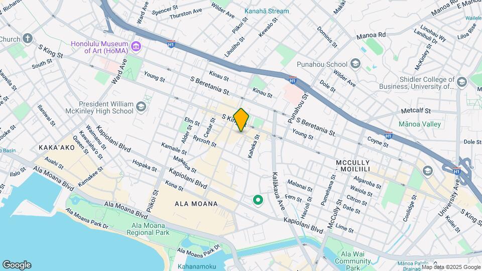 1545 Liona St Mapa y Detalles de la Ubicación