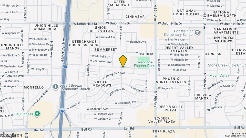 2063 W Morningside Dr Mapa y Detalles de la Ubicación