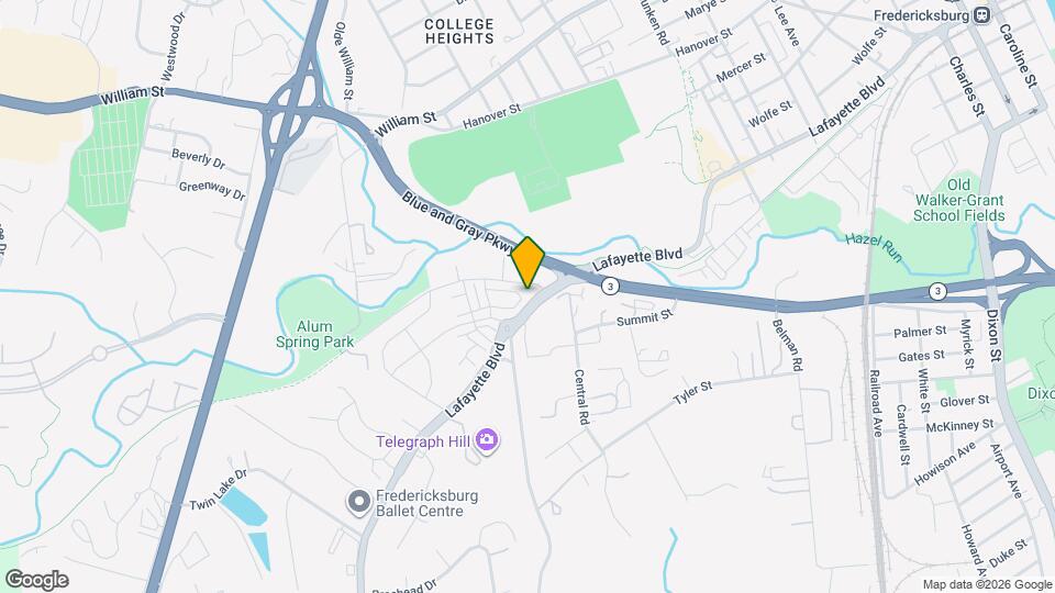 1002 Alum Spring Rd Map and Location Details