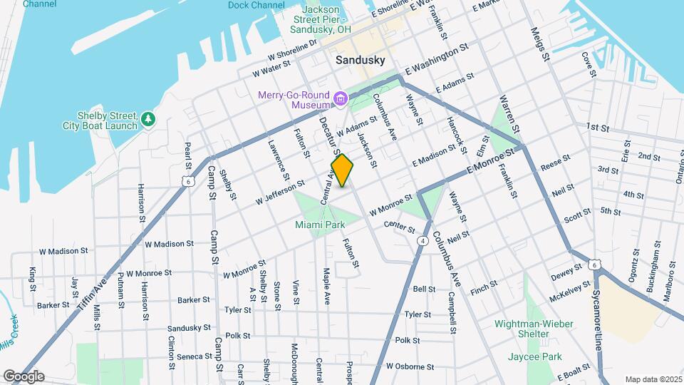 513 W Madison St Map and Location Details