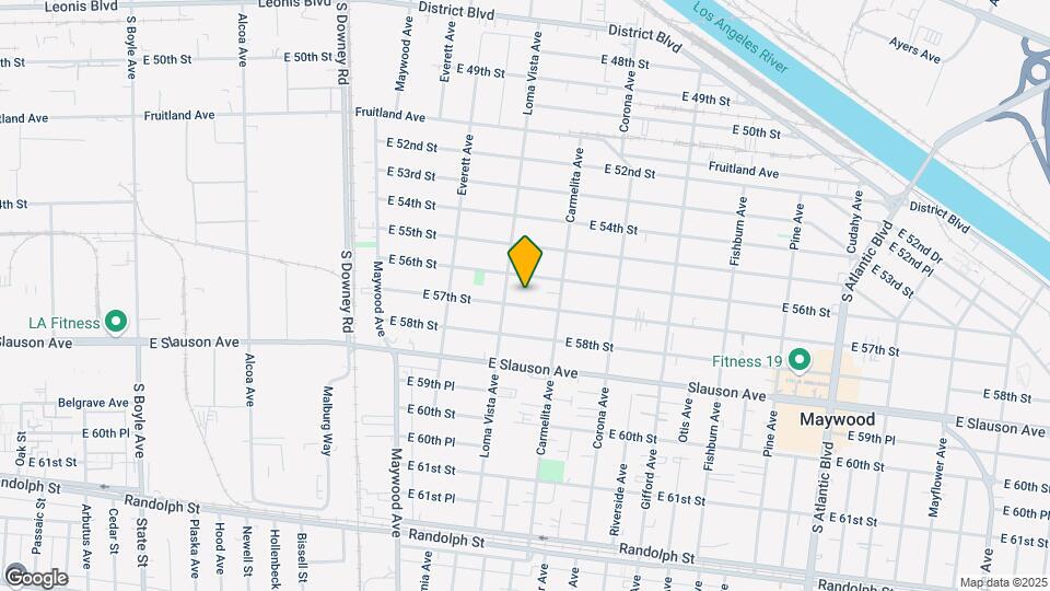 3715-3719 E 57th St Mapa y Detalles de la Ubicación