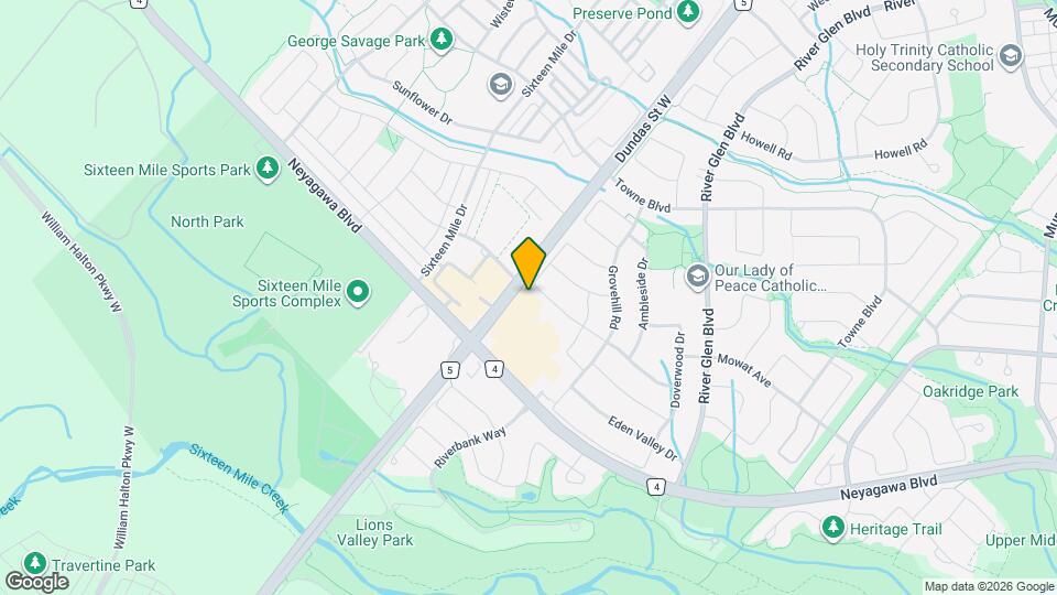 2530 Longridge Crescent Map and Location Details