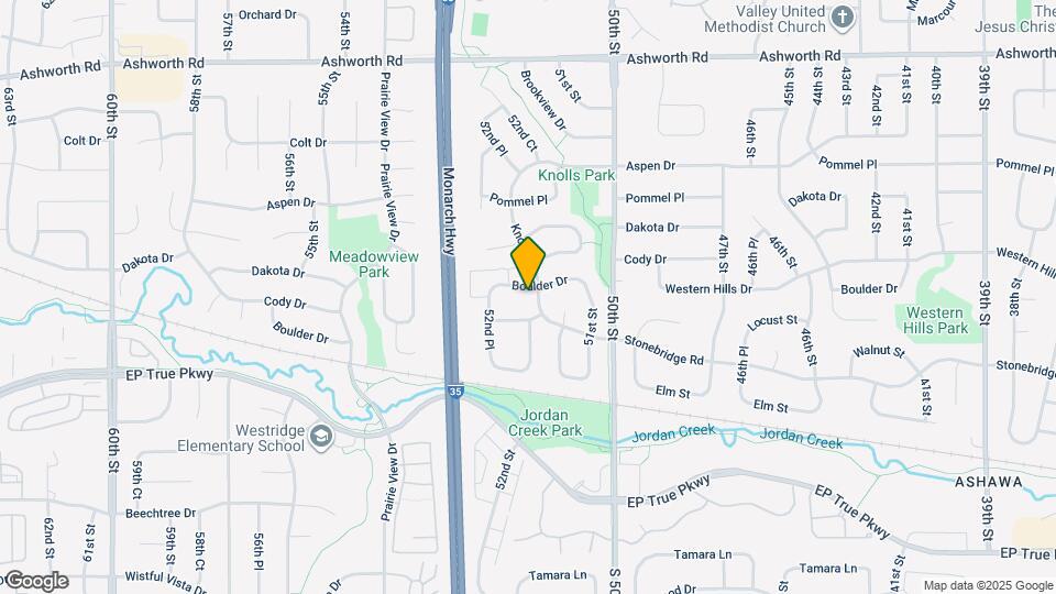 5220 Boulder Dr Map and Location Details