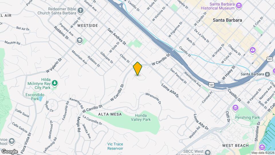 819 W Figueroa St Mapa y Detalles de la Ubicación