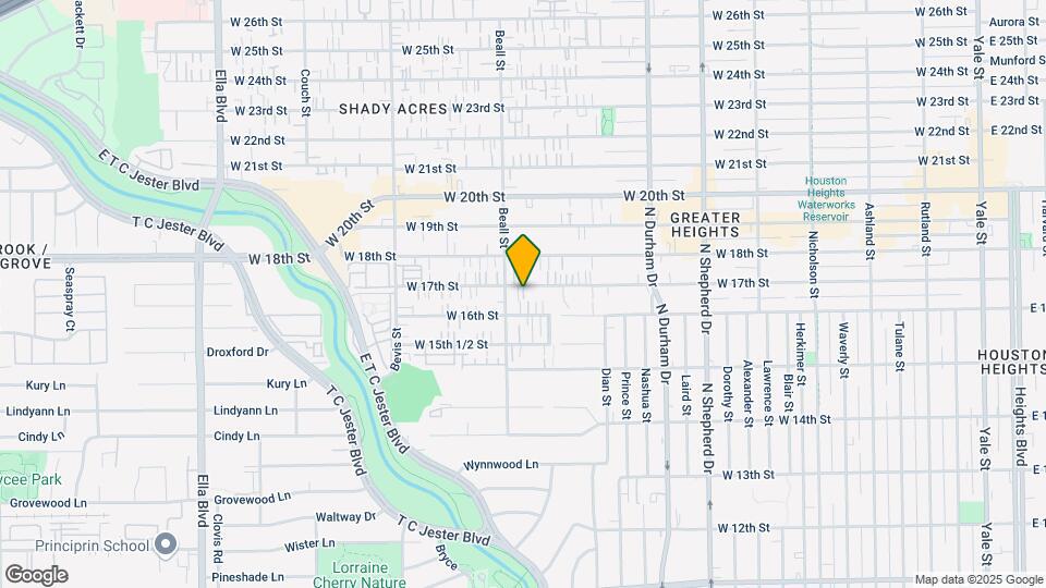 1038 W 17th St Map and Location Details