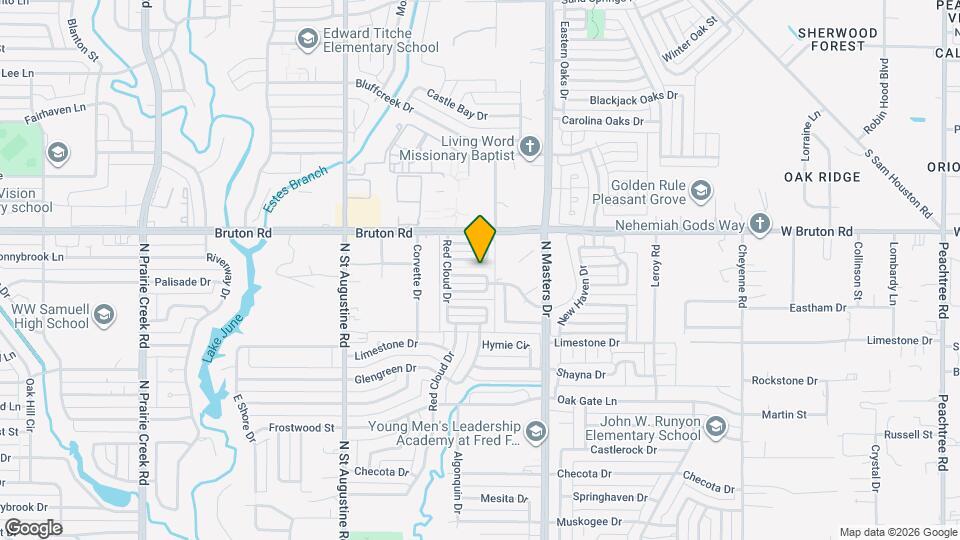 9921 Cedar Mountain Cir Map and Location Details