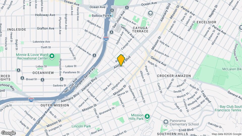 427 Huron Ave Map and Location Details