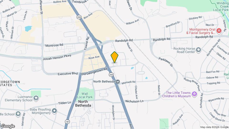 11710 Old Georgetown Road, Unit 1606 Map and Location Details