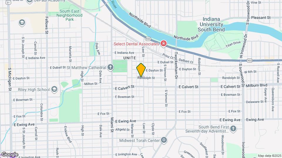 1801 Leer St Map and Location Details