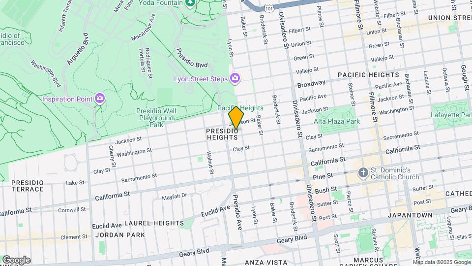 3228 Washington St Map and Location Details