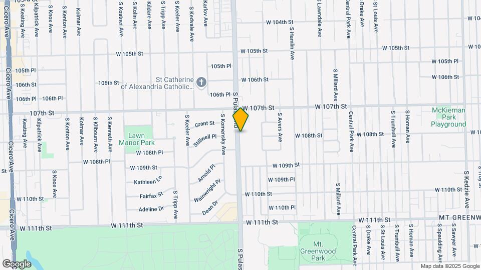 10769 S Pulaski Rd Mapa y Detalles de la Ubicación