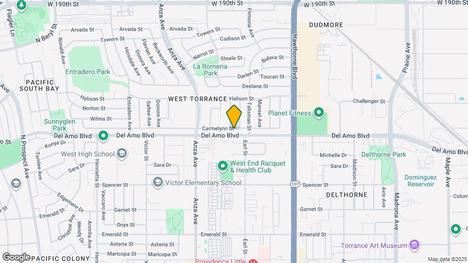 4730 Carmelynn St Map and Location Details