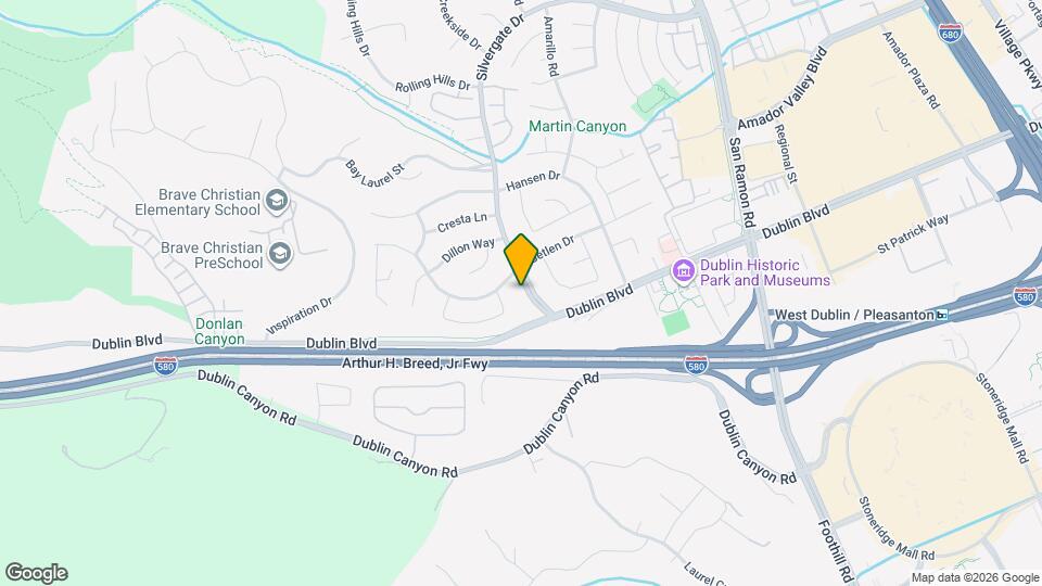 11482 Silvergate Dr Map and Location Details