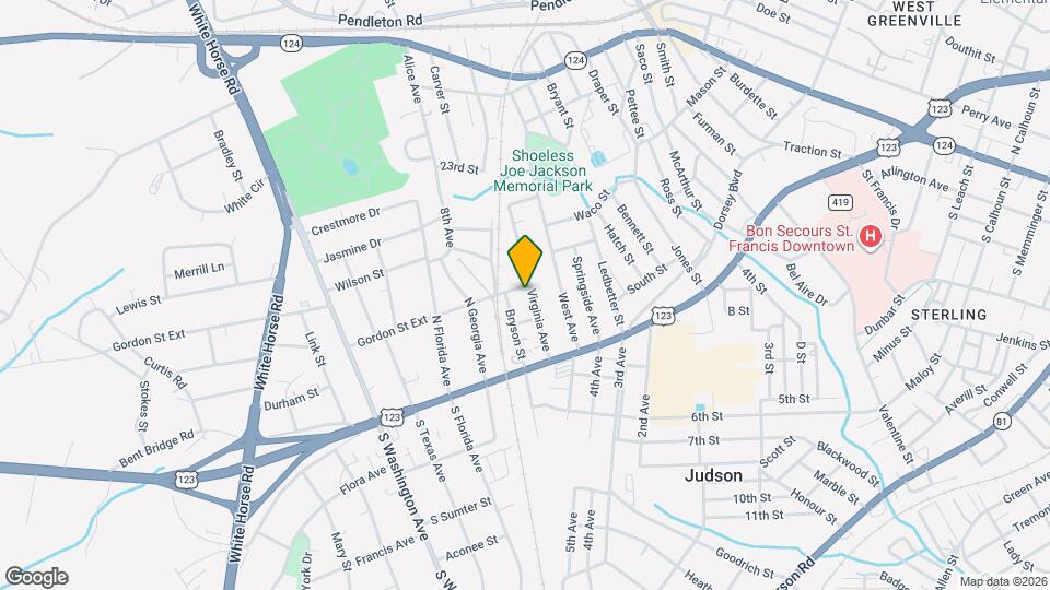 109 Virginia Ave Map and Location Details