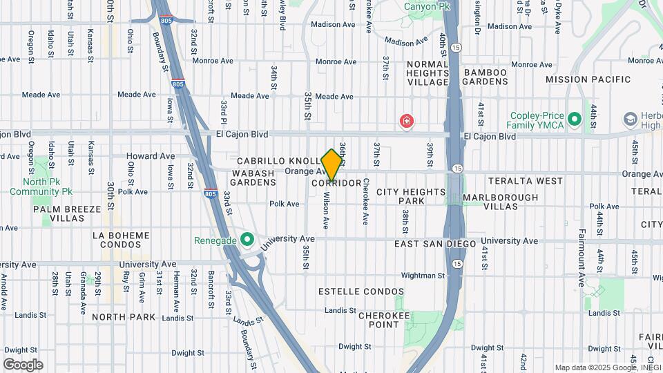 4153 Wilson Ave Map and Location Details