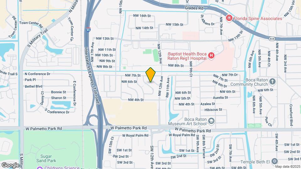 598 NW 12th Terrace-Unit -2 Map and Location Details