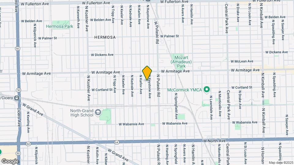 1920 N Keystone Ave Map and Location Details