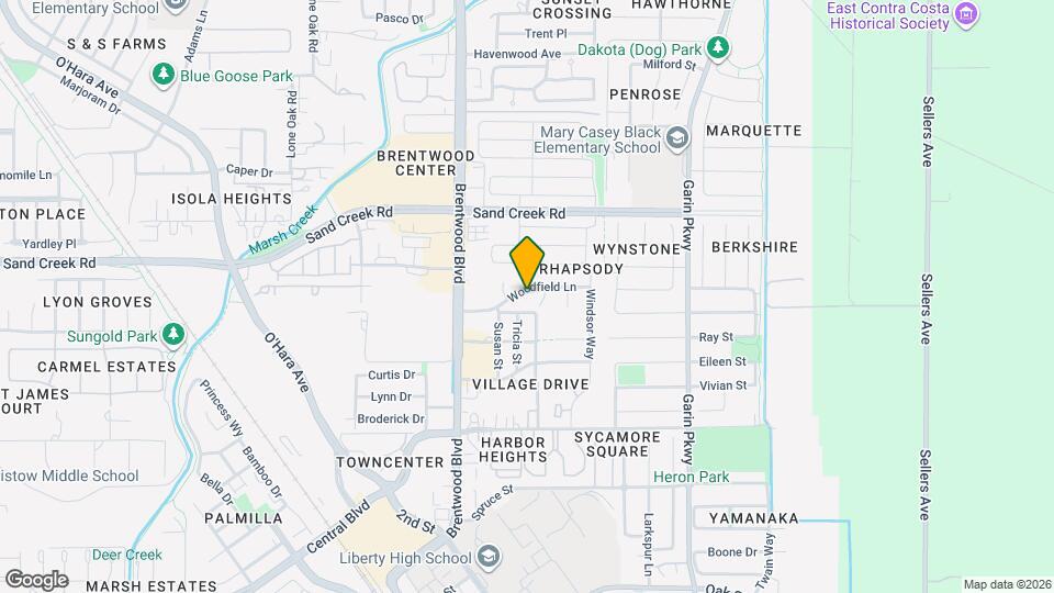 268 Woodfield Ln Map and Location Details