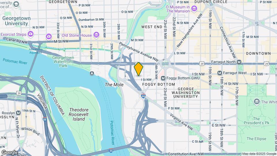 2517 I St NW Map and Location Details