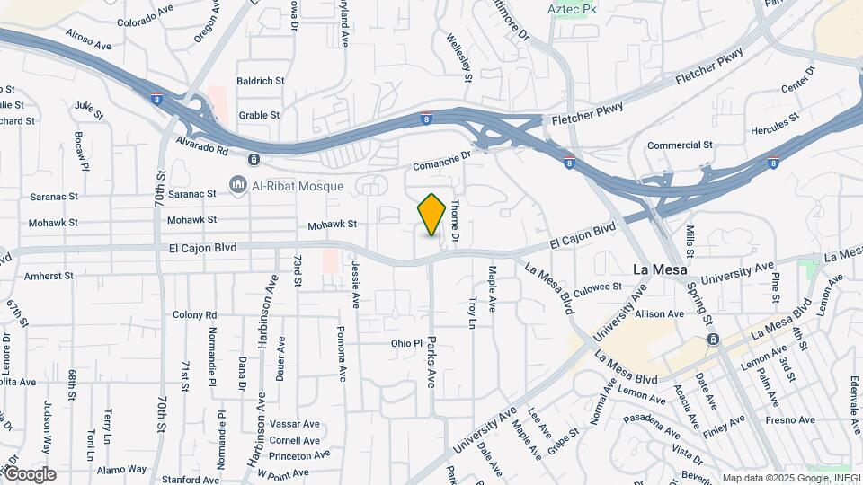 4945 Comanche Dr Map and Location Details