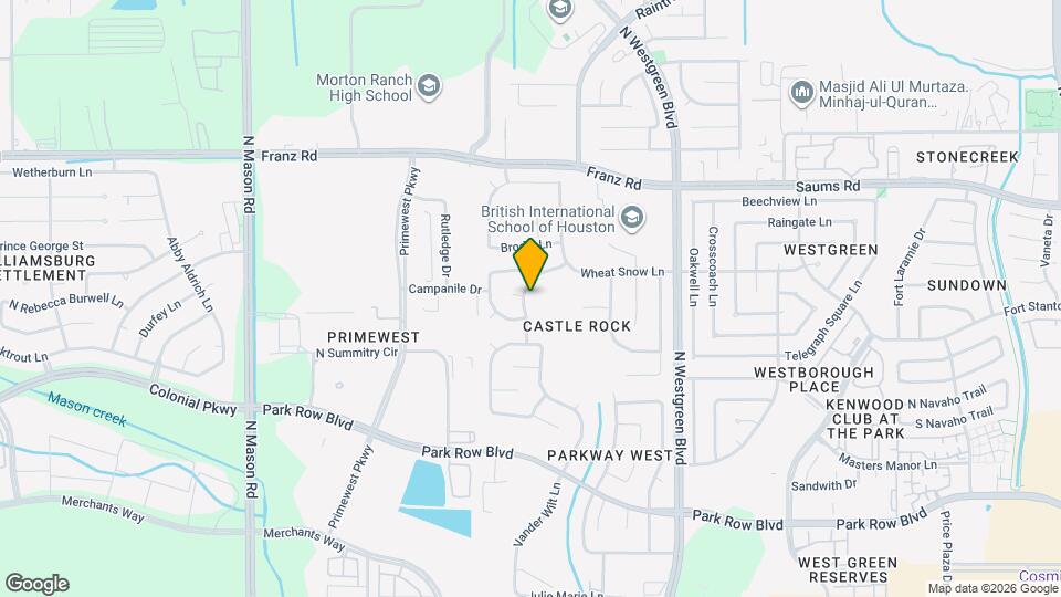 2210 Thorn Berry Creek Ln Map and Location Details