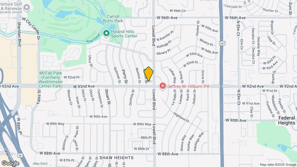 9200 Meade St Map and Location Details