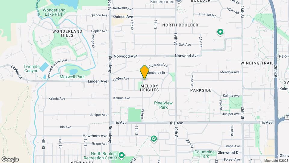 1600 Linden Ave Map and Location Details