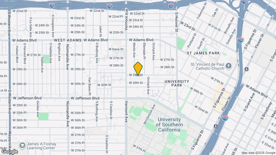 1326 W 29th St Map and Location Details