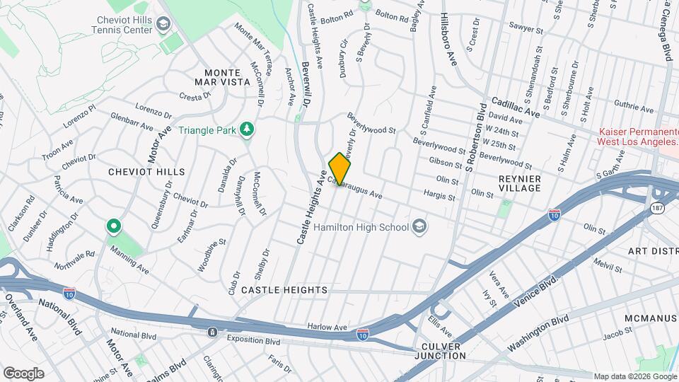 2912 S Beverly Dr Map and Location Details