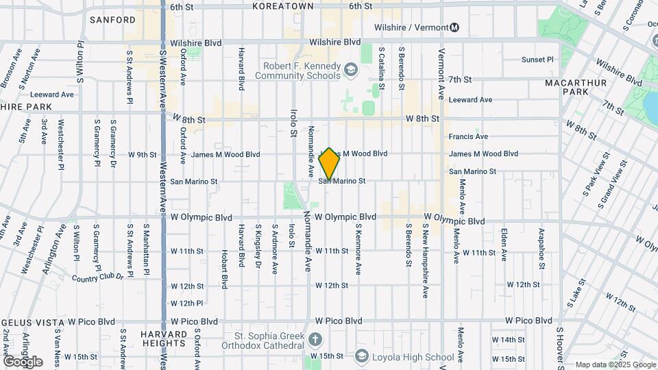 3140 San Marino St Map and Location Details