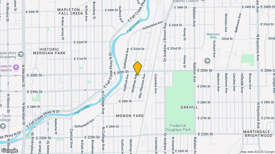 2943 Winthrop Ave Mapa y Detalles de la Ubicación