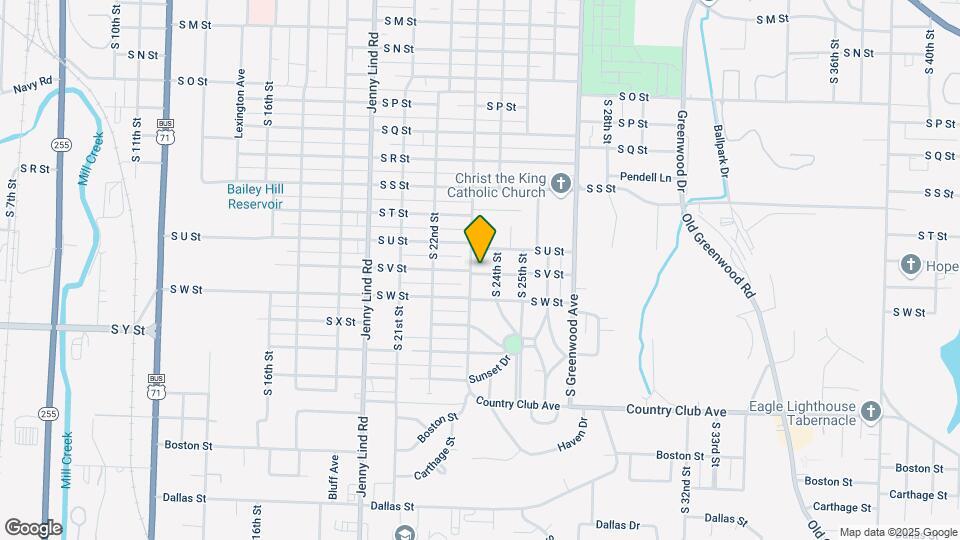 2301 S V St Map and Location Details