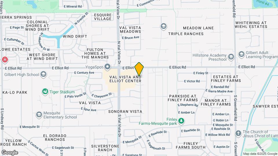 1741 E Sierra Madre Ave Map and Location Details