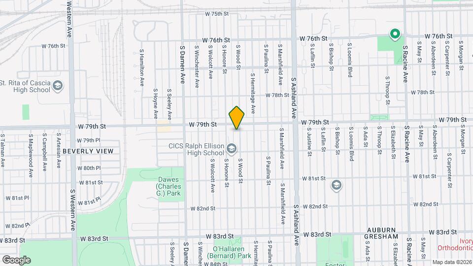 7918 S Wood St, Unit 2 Mapa y Detalles de la Ubicación