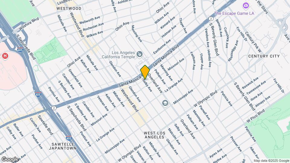 1830 Selby Ave Mapa y Detalles de la Ubicación