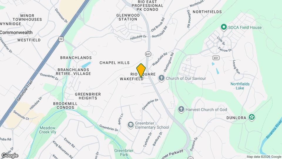 1039 Carrington Pl Map and Location Details