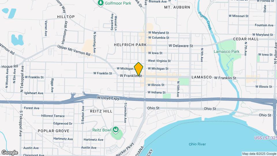 2418 W Franklin St Map and Location Details