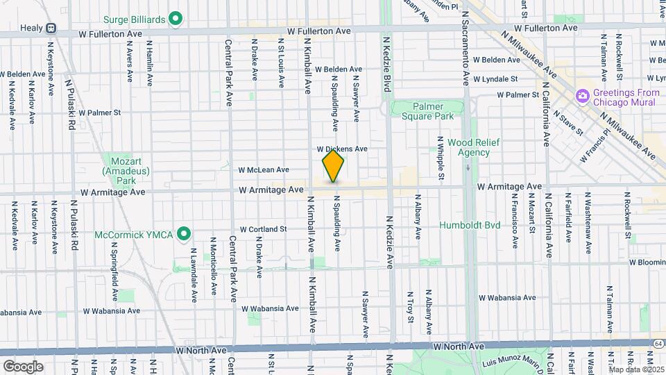 3304 W Armitage Ave Map and Location Details