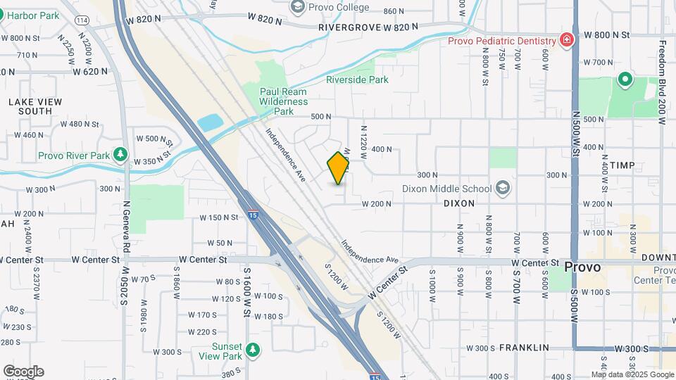 1294 W 210 N Map and Location Details