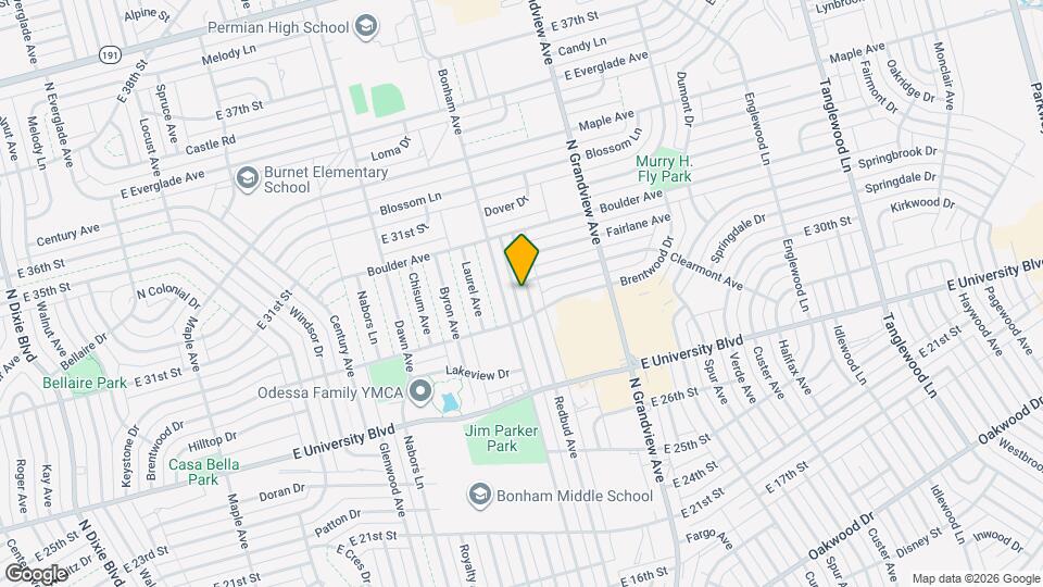 2907 Redbud Ave Map and Location Details