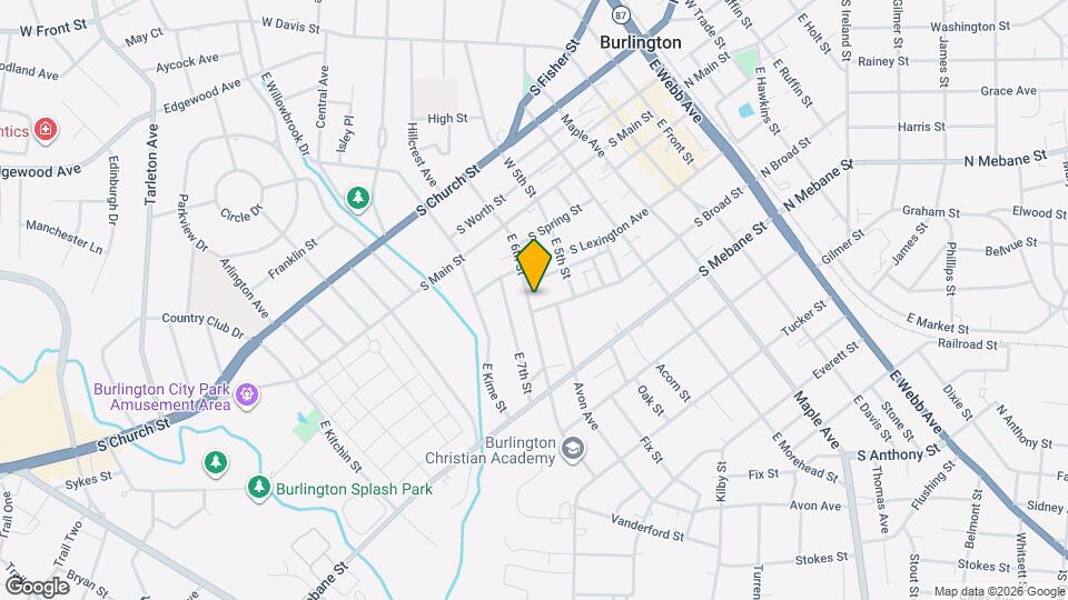 825 S Broad St Map and Location Details