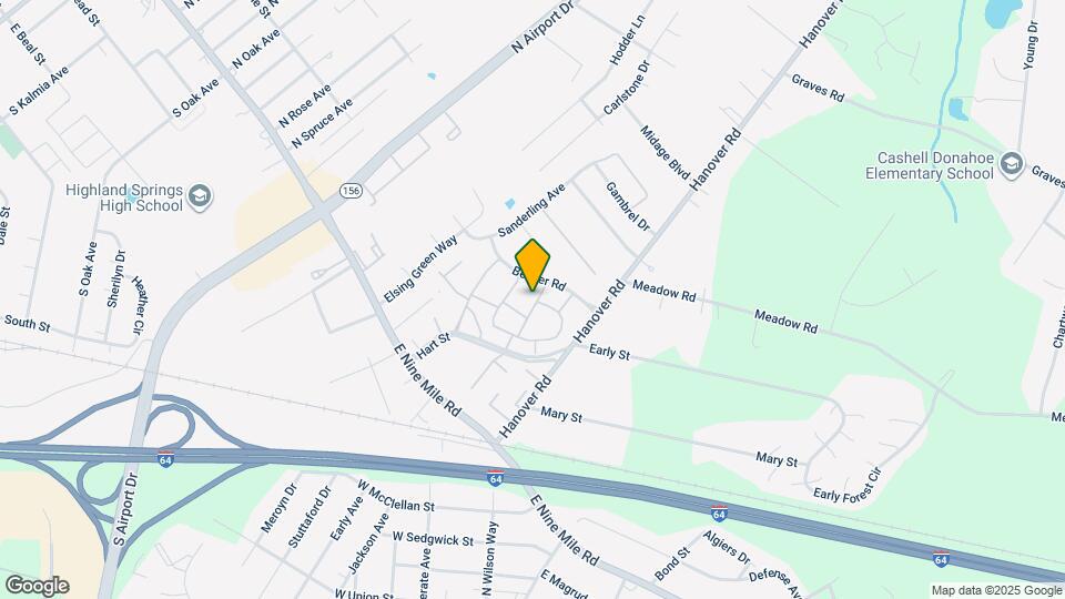 415 Roxana Rd Map and Location Details